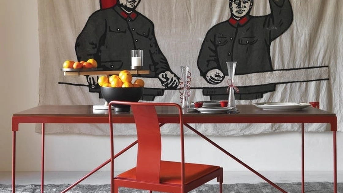 Sedia Mingx in acciaio con seduta in cuoietto di Driade