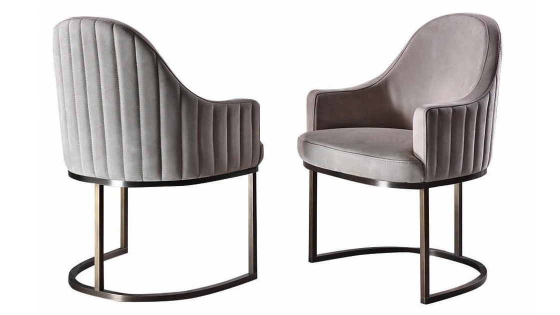 Sedia Isabel in tessuto imbottito di Daytona Home