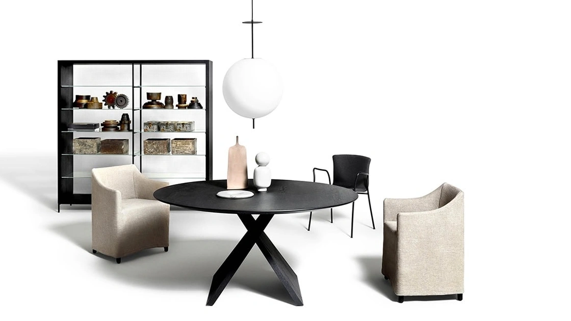 Sedia in tessuto Lady Pollack di De Padova