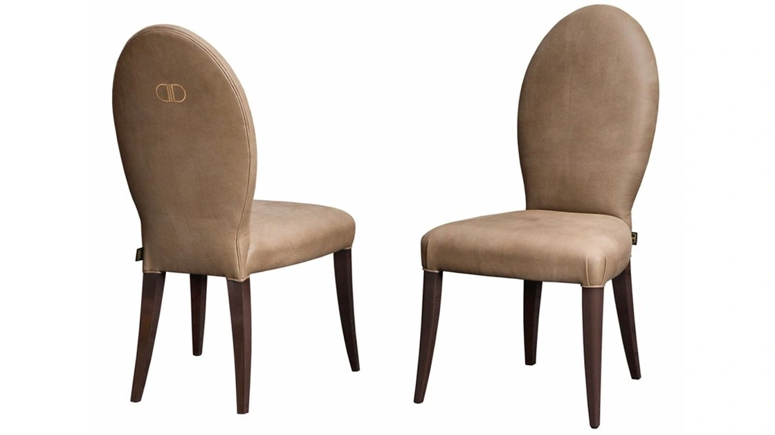 Sedia Liz in pelle di Daytona Home