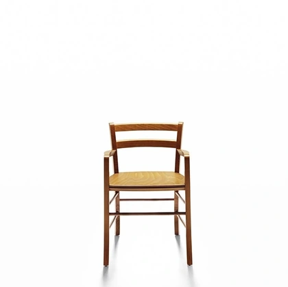 Sedia Marocca in legno di faggio laccato di De Padova