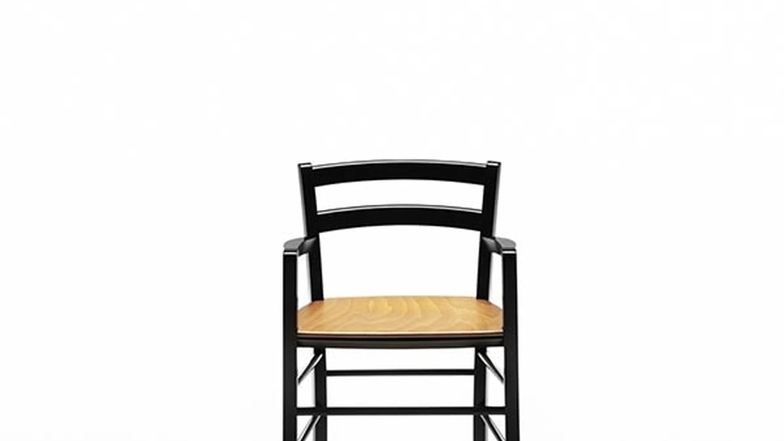 Sedia Marocca in legno di faggio laccato di De Padova