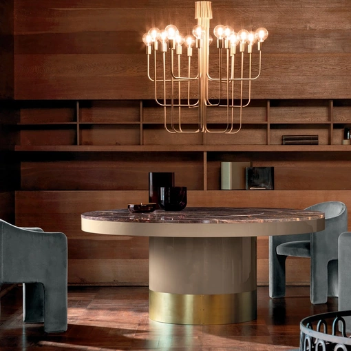 Sedia Mya in tessuto imbottito di Daytona Home