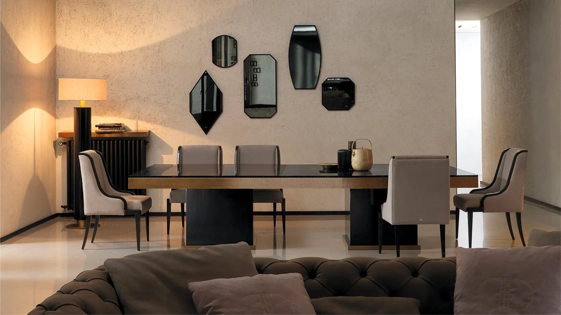 Sedia Nicole in pelle di Daytona Home