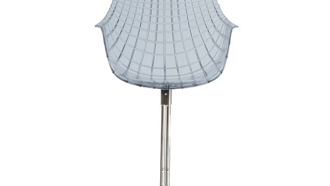 Sgabello Meridiana in policarbonato e acciaio di Driade