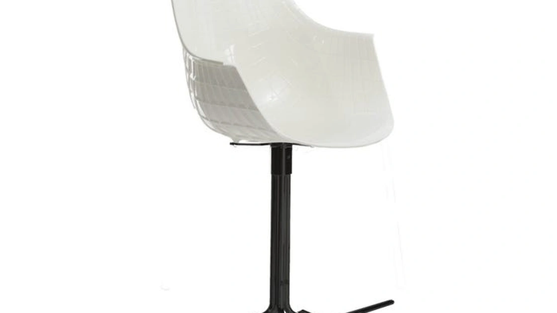 Sgabello Meridiana in policarbonato e acciaio di Driade