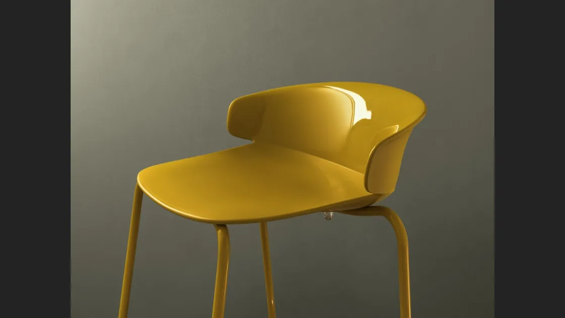 Sgabello Sixties in polipropilene di Scavolini