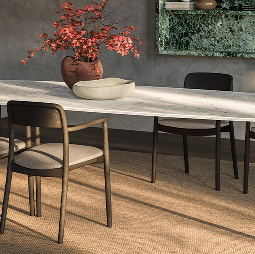 Sedia Villetta in massello di frassino di De Padova