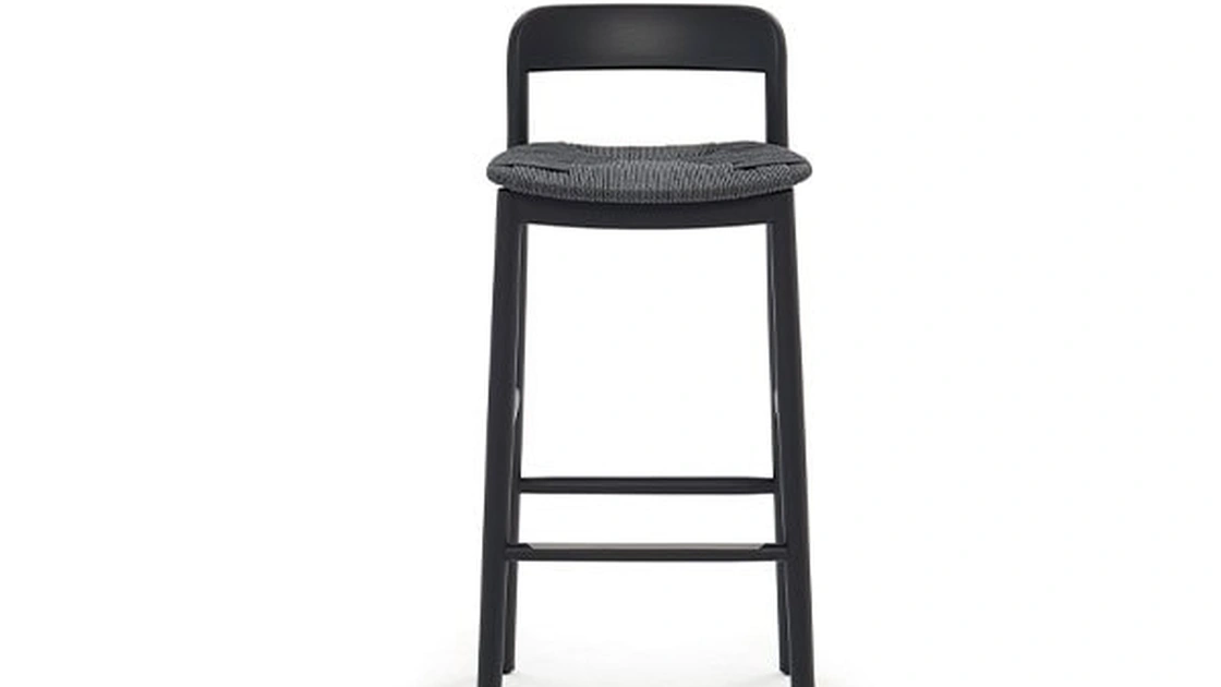 Sgabello Villetta in massello di frassino di De Padova