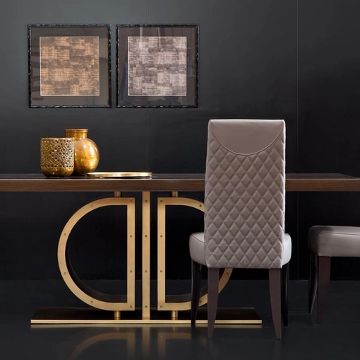 Sedia Vivien in pelle di Daytona Home