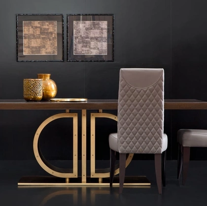 Sedia Vivien in pelle di Daytona Home