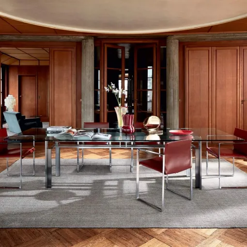 Tavolo Doge in vetro di Cassina