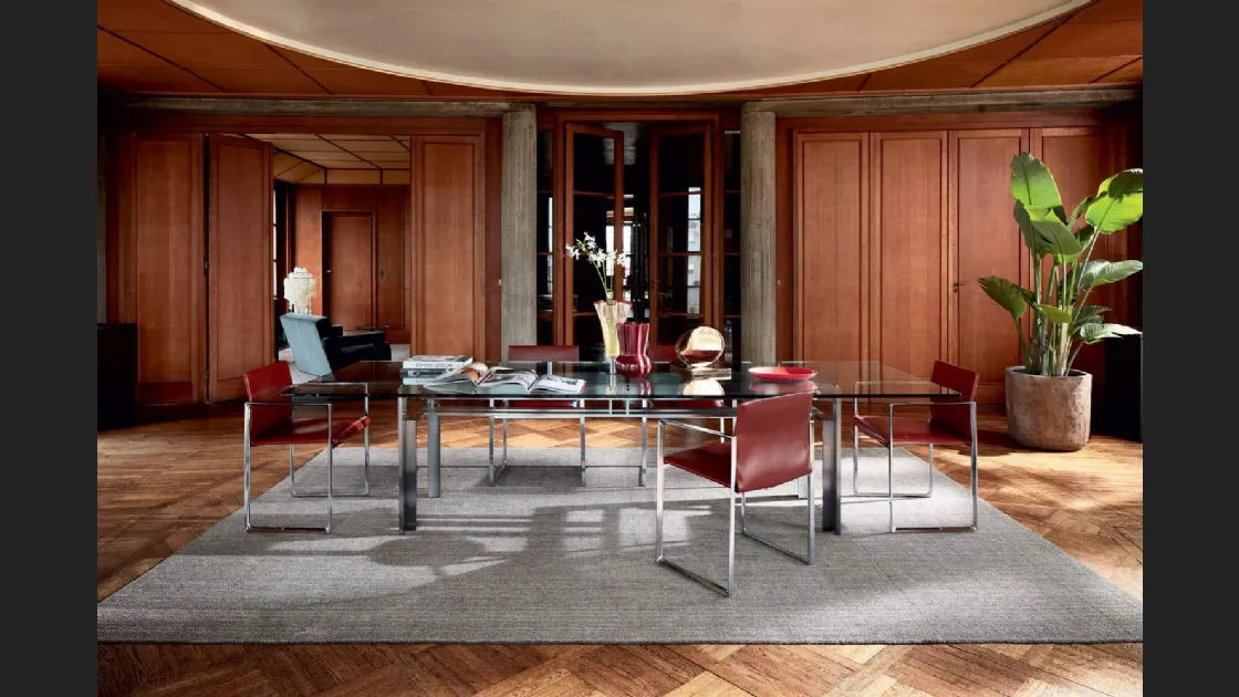 Tavolo Doge in vetro di Cassina