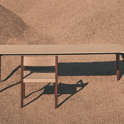 Tavolo ’95 Outdoor in pietra di De Padova