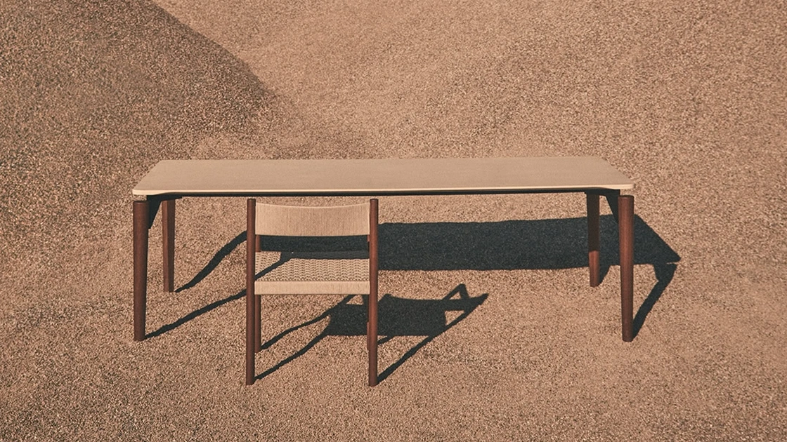 Tavolo ’95 Outdoor in pietra di De Padova