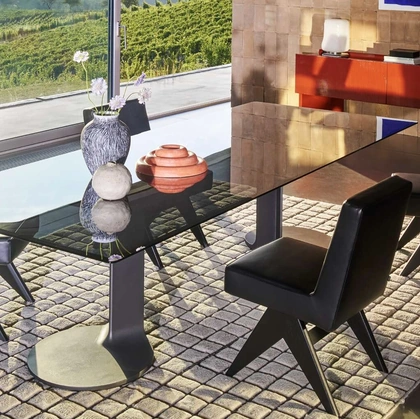 Tavolo in vetro TL59 di Cassina