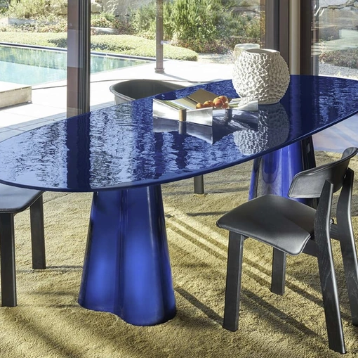 Tavolo in vetro Treflo di Cassina