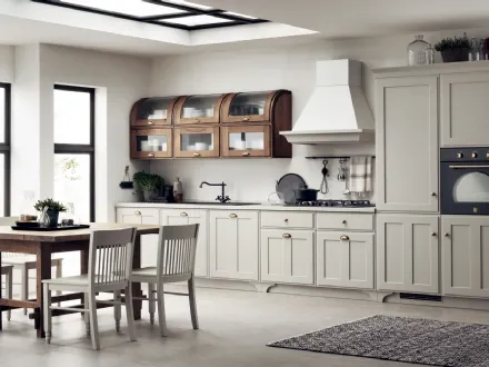 Cucina Classica Favilla 03 in laccato opaco Tortora di Scavolini