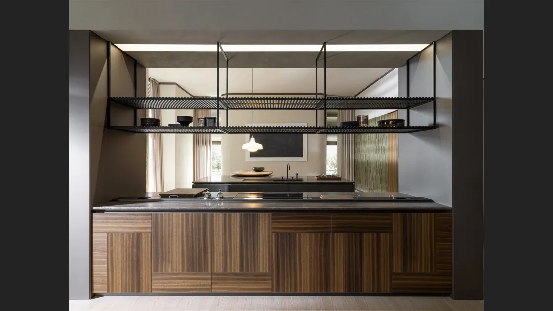 Cucina Design con isola Intersection Nebula di Molteni & C