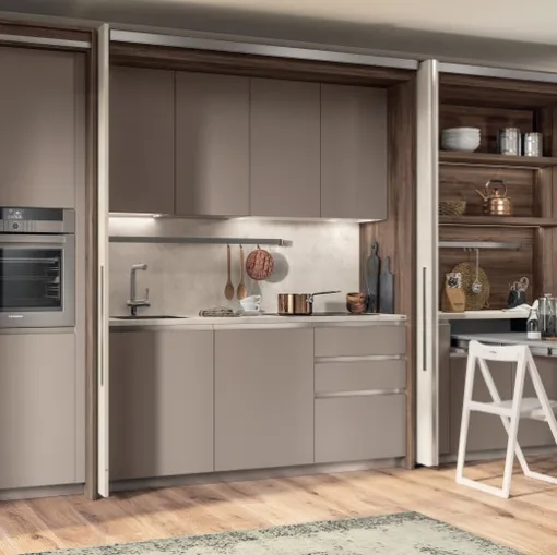 Cucina Moderna Boxi 06 Grigio Selce di Scavolini