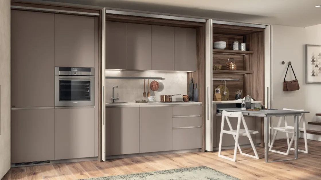 Cucina Moderna Boxi 06 Grigio Selce di Scavolini