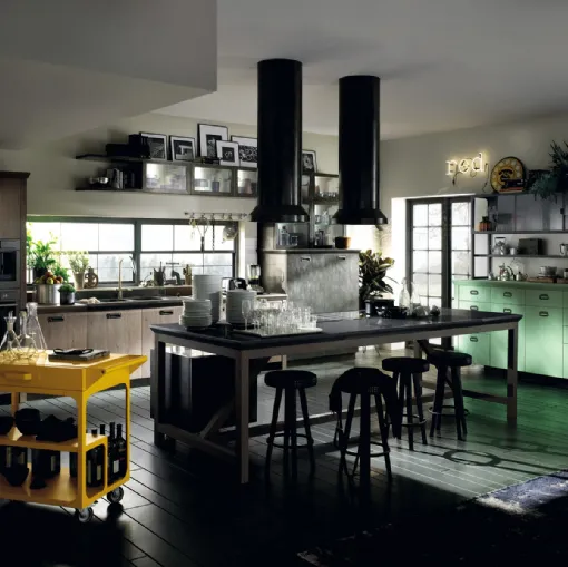 Cucina Moderna Diesel Social Kitchen 03 Ruxe Grey di Scavolini