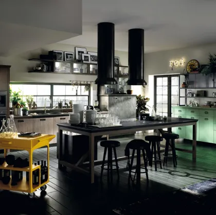 Cucina Moderna Diesel Social Kitchen 03 Ruxe Grey di Scavolini