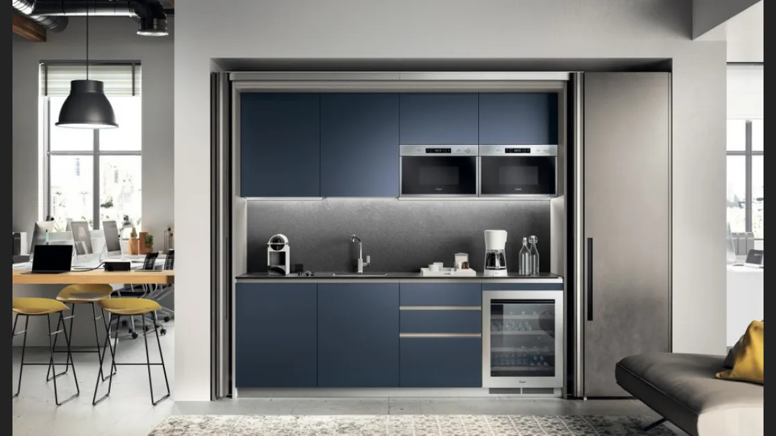 Cucina Boxi 09 Blu Moon di Scavolini