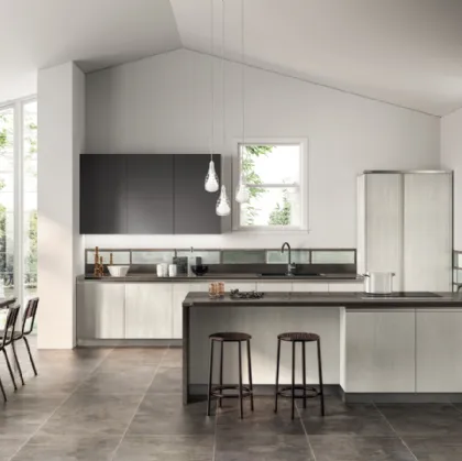 Cucina Diesel Open Workshop 05 Concrete Jersey di Scavolini