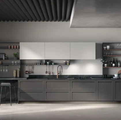 Cucina su misura angolare Carattere 06 in Frassino Chia di Scavolini