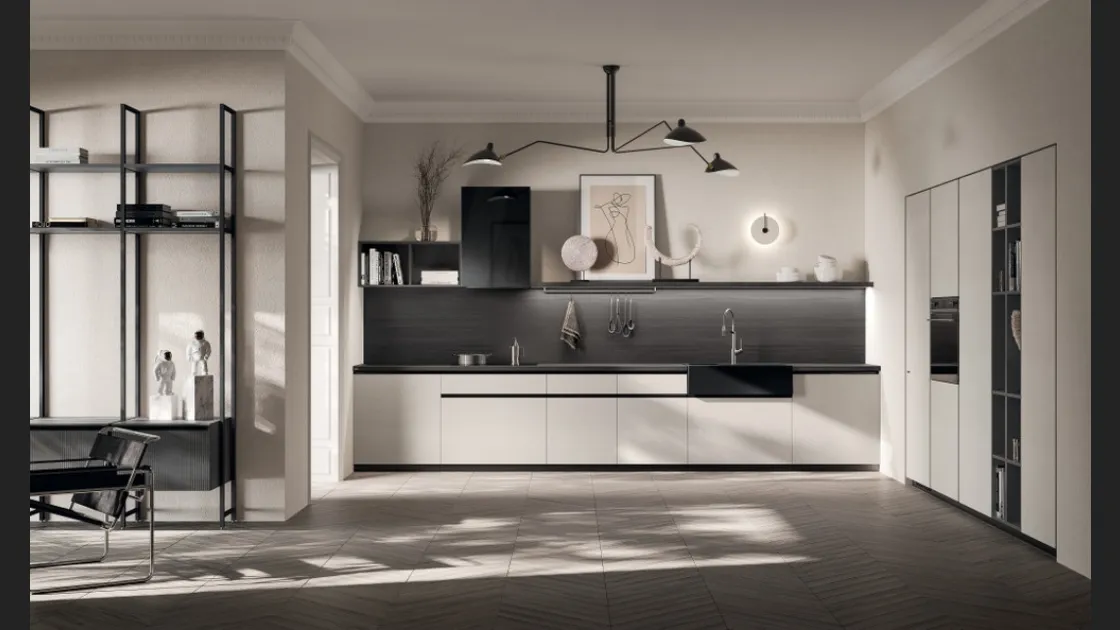Cucina su misura Mira 03 in decorativo Home Matter e Gate Matter di Scavolini