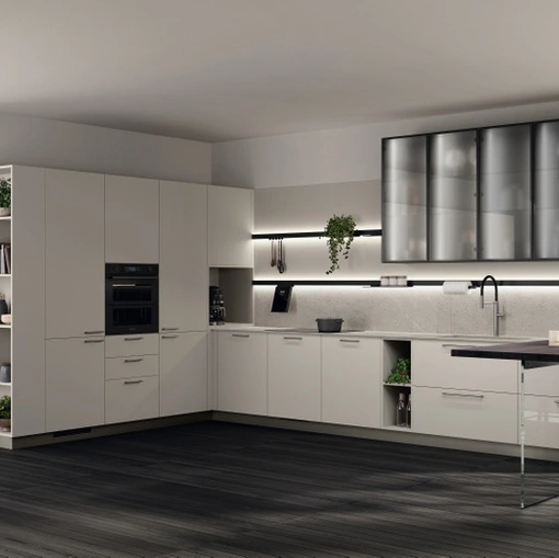 Cucina su misura ad angolo Moda 01 di Scavolini