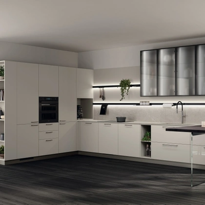 Cucina su misura ad angolo Moda 01 di Scavolini