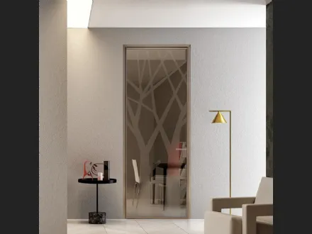 Porta per interni Mini Tall Glass Bronze di Bertolotto
