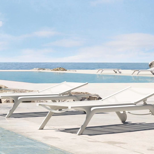 Lettino Africa Sun Lounger di Vondom