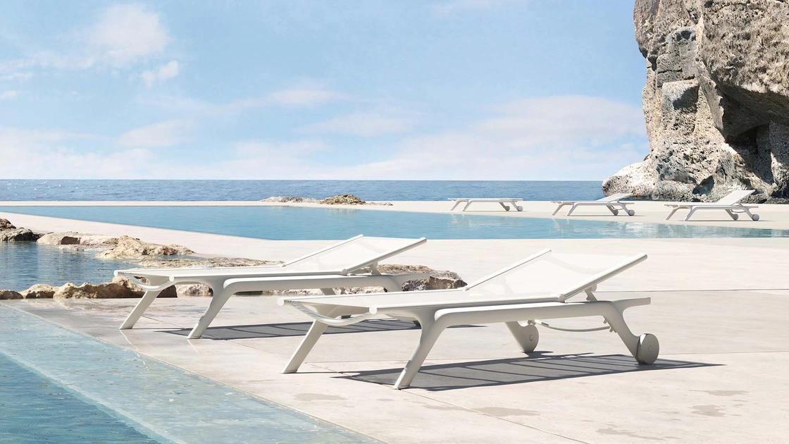 Lettino Africa Sun Lounger di Vondom