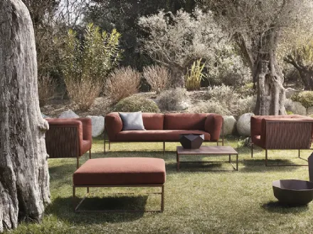 Salotto da esterno Arpa di MDF Italia