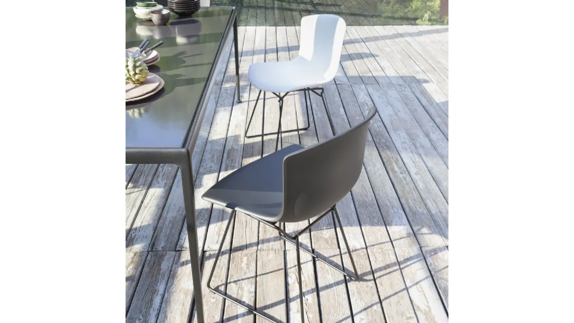 Sedia Bertoia Plastic Side di Knoll