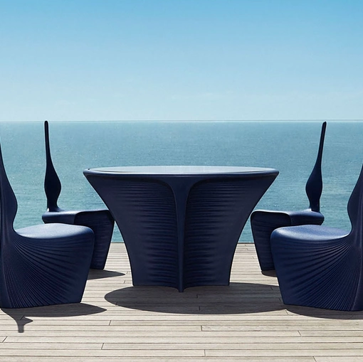 Sedia e tavolo da giardino Biophilia di Vondom