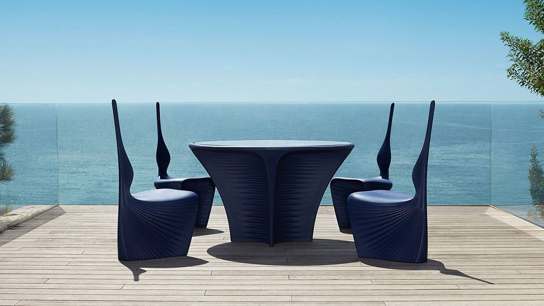 Sedia e tavolo da giardino Biophilia di Vondom