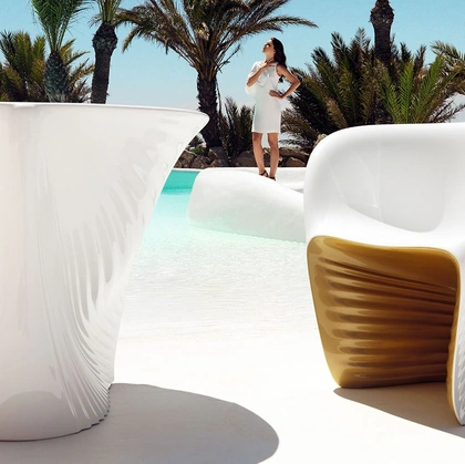 Poltroncina da giardino Biophilia Lounge Chair di Vondom