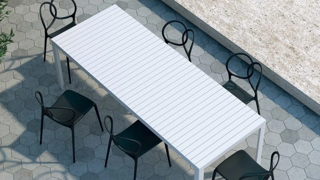 Tavolo Kalimba in alluminio di Driade