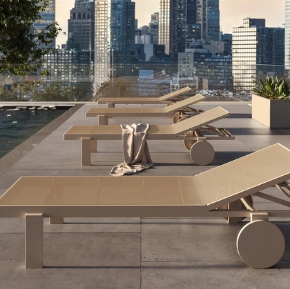 Lettino Gatsby Sun Lounger di Vondom