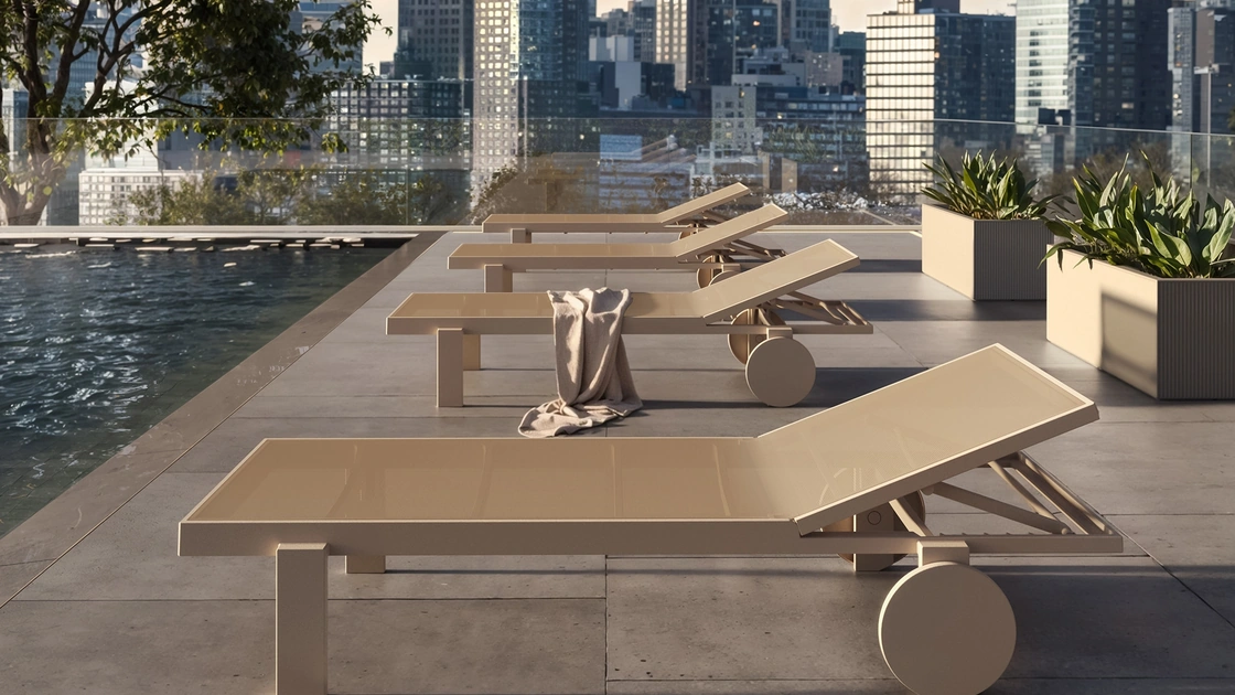 Lettino Gatsby Sun Lounger di Vondom