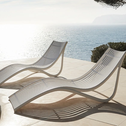 Lettino Ibiza Sun Lounger di Vondom