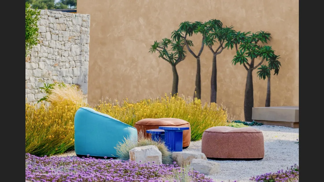 Pouf e Poltroncina Outdoor Island di Pedrali