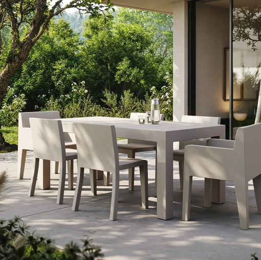 Tavolo e Sedia Jut di Vondom