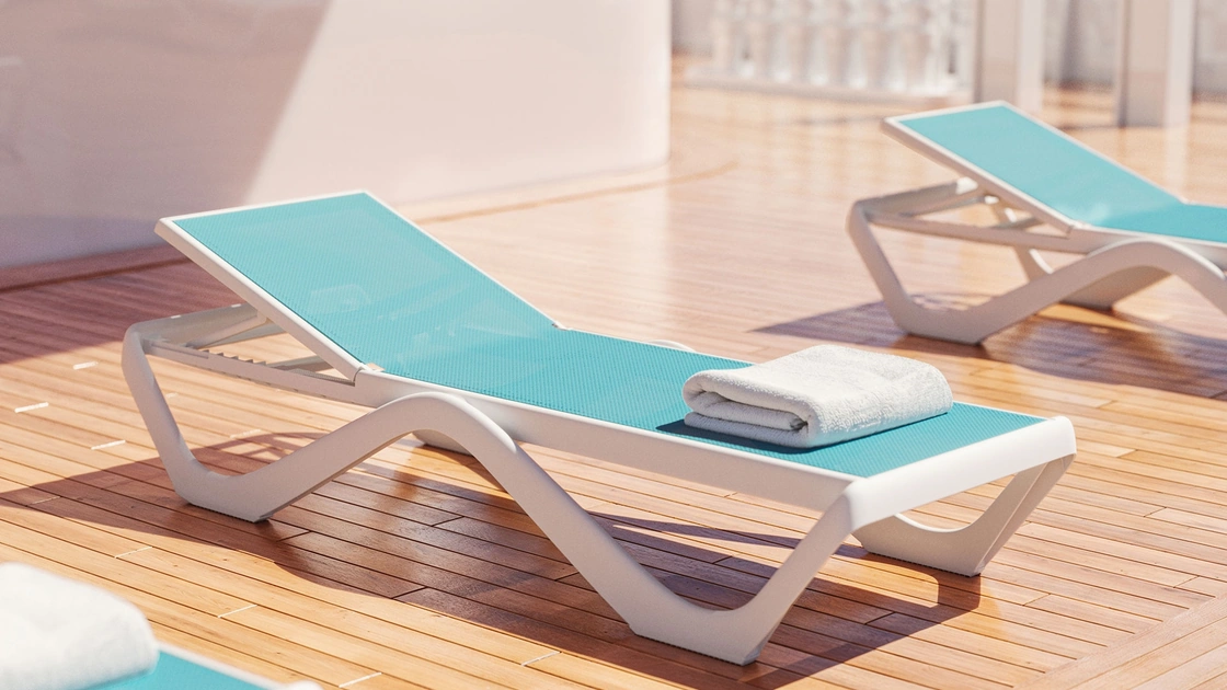 Lettino Love Sun Lounger di Vondom