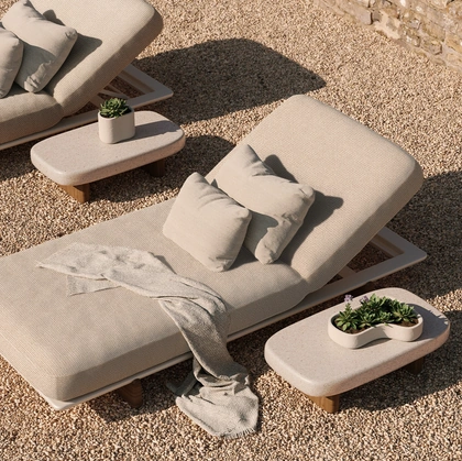 Lettino Milos Sun Lounger di Vondom