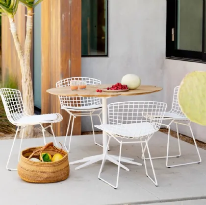 Tavolo Petal® Dining Table teak di Knoll
